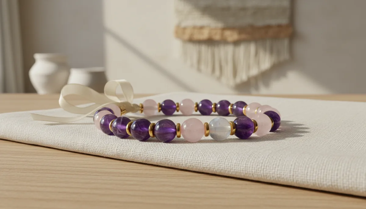 Bracelet lithothérapie femme : 7 pierres pour l'équilibre, le style et leurs bienfaits (2026)