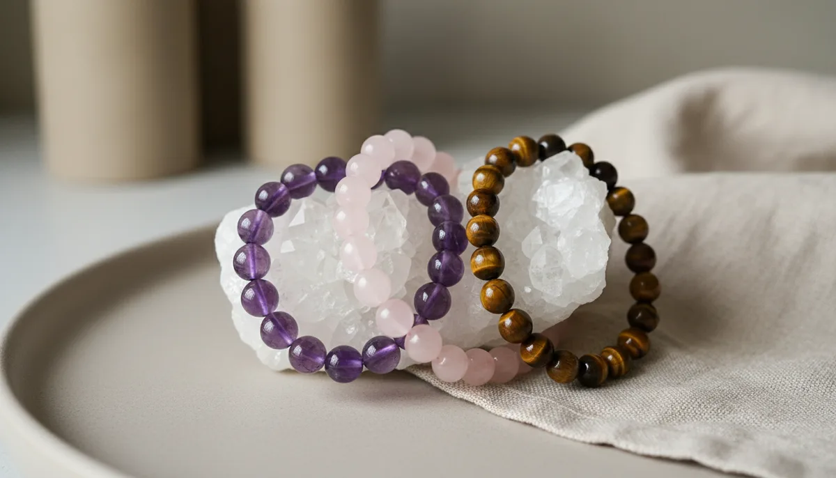 Bracelet lithothérapie : signification des pierres et guide complet